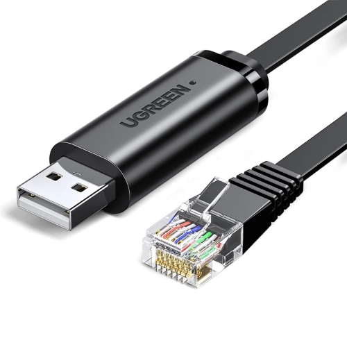 Ugreen – câble convertisseur USB vers RJ45 pour Console, adaptateur série RS232 pour routeur et Switchs de 1.5m, câble USB RJ 45 8P8C